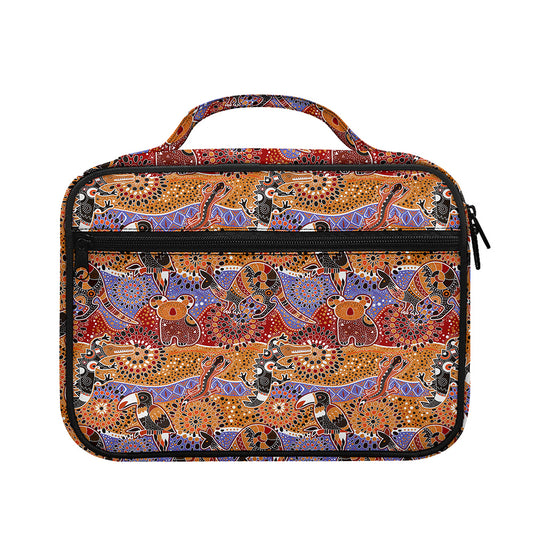 Australian Animals Pattern Print Briefcase Bible Bag