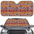 Australian Animals Pattern Print Car Windshield Sun Shade