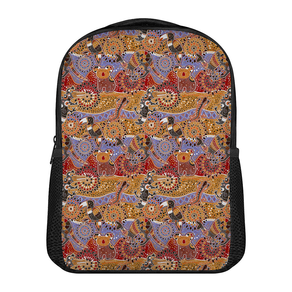 Australian Animals Pattern Print Casual Backpack