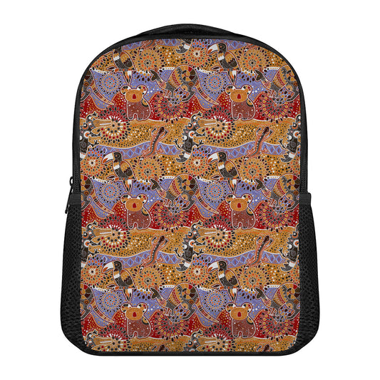 Australian Animals Pattern Print Casual Backpack