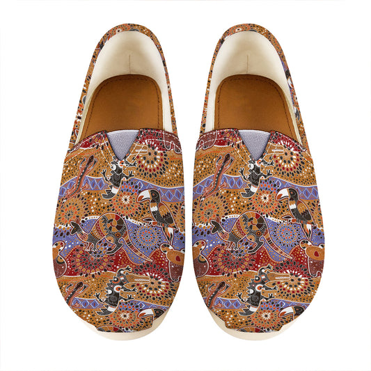 Australian Animals Pattern Print Casual Shoes