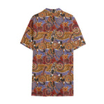 Australian Animals Pattern Print Cotton Hawaiian Shirt