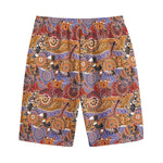 Australian Animals Pattern Print Cotton Shorts