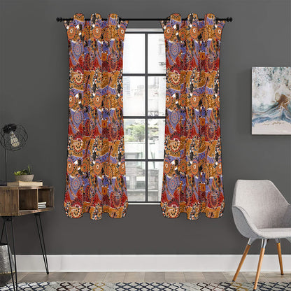 Australian Animals Pattern Print Curtain