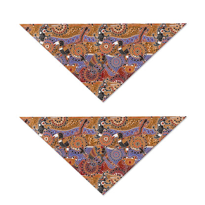 Australian Animals Pattern Print Dog Bandana