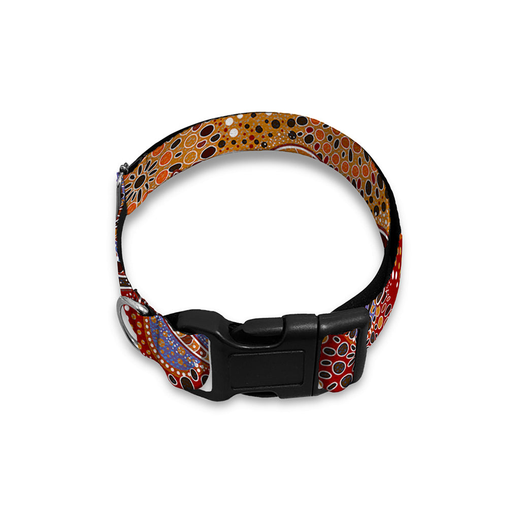 Australian Animals Pattern Print Dog Collar