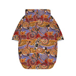 Australian Animals Pattern Print Dog Zip Up Hoodie