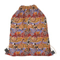 Australian Animals Pattern Print Drawstring Bag