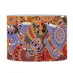Australian Animals Pattern Print Drum Lamp Shade