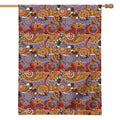 Australian Animals Pattern Print House Flag