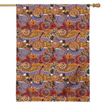 Australian Animals Pattern Print House Flag