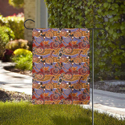 Australian Animals Pattern Print House Flag