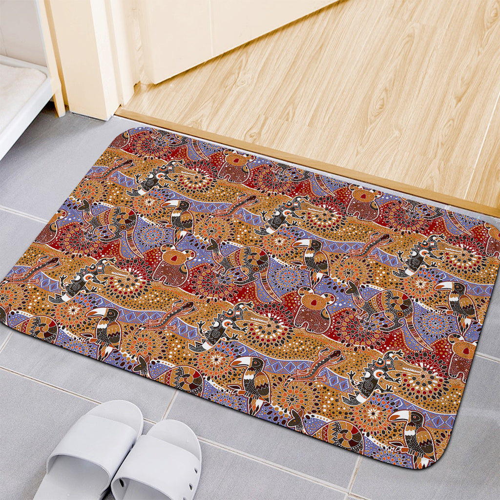 Australian Animals Pattern Print Indoor Door Mat