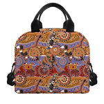Australian Animals Pattern Print Insulated Lunch Bag