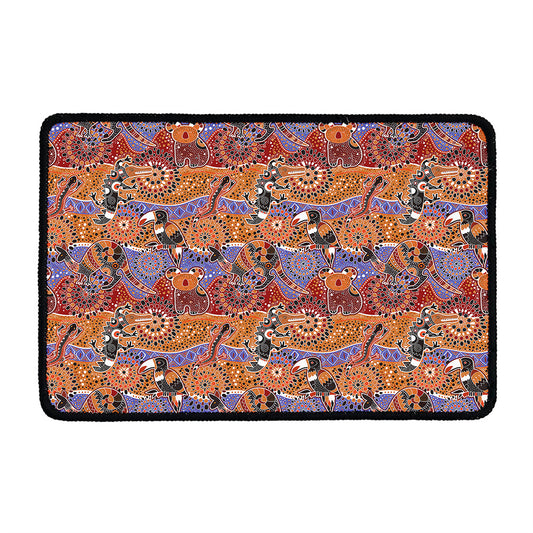 Australian Animals Pattern Print Kitchen Mat