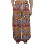Australian Animals Pattern Print Lantern Pants