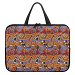 Australian Animals Pattern Print Laptop Sleeve With Handle