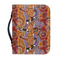 Australian Animals Pattern Print Leather Bible Cover
