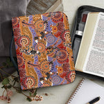 Australian Animals Pattern Print Leather Bible Cover