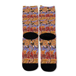 Australian Animals Pattern Print Long Socks