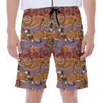 Australian Animals Pattern Print Men's Beach Shorts