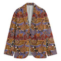 Australian Animals Pattern Print Men's Blazer