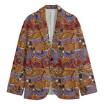 Australian Animals Pattern Print Men's Blazer