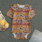 Australian Animals Pattern Print Men's Bodysuit