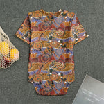 Australian Animals Pattern Print Men's Bodysuit