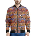 Australian Animals Pattern Print Men's Bomber Jacket
