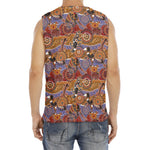 Australian Animals Pattern Print Men's Fitness Tank Top