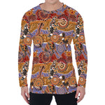 Australian Animals Pattern Print Men's Long Sleeve T-Shirt