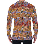 Australian Animals Pattern Print Men's Long Sleeve T-Shirt
