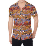 Australian Animals Pattern Print Men's Shirt
