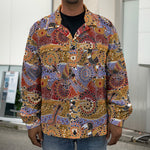 Australian Animals Pattern Print Men's Shirt Jacket