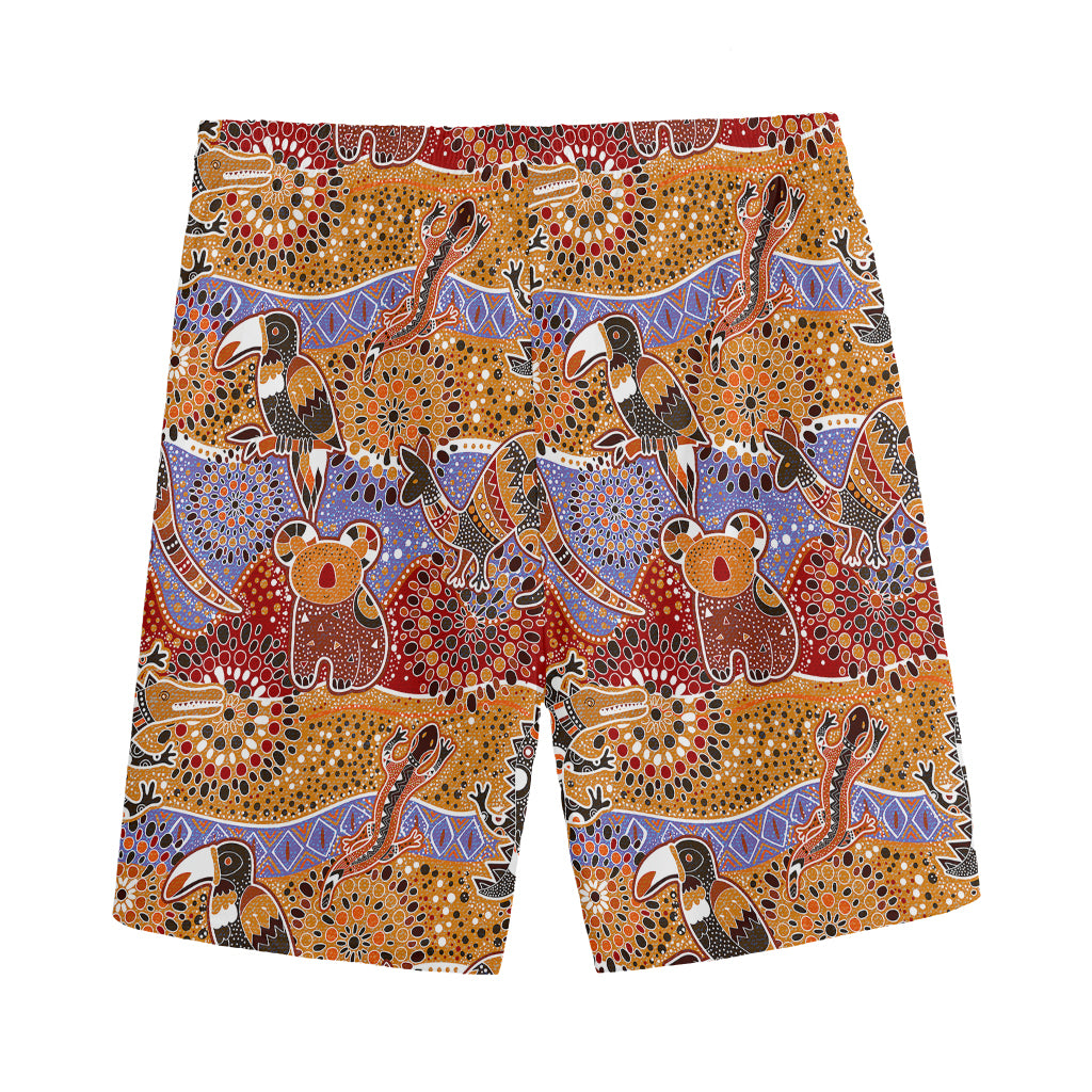 Australian Animals Pattern Print Men's Sports Shorts