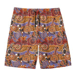 Australian Animals Pattern Print Men's Swim Trunks