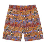 Australian Animals Pattern Print Men's Swim Trunks