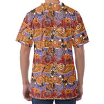 Australian Animals Pattern Print Men's Velvet T-Shirt