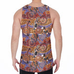 Australian Animals Pattern Print Men's Velvet Tank Top