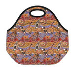 Australian Animals Pattern Print Neoprene Lunch Bag