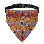Australian Animals Pattern Print Over The Collar Dog Bandana