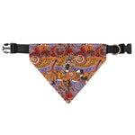 Australian Animals Pattern Print Over The Collar Dog Bandana