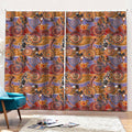 Australian Animals Pattern Print Pencil Pleat Curtains