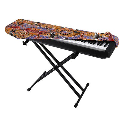 Australian Animals Pattern Print Piano Keyboard Cover