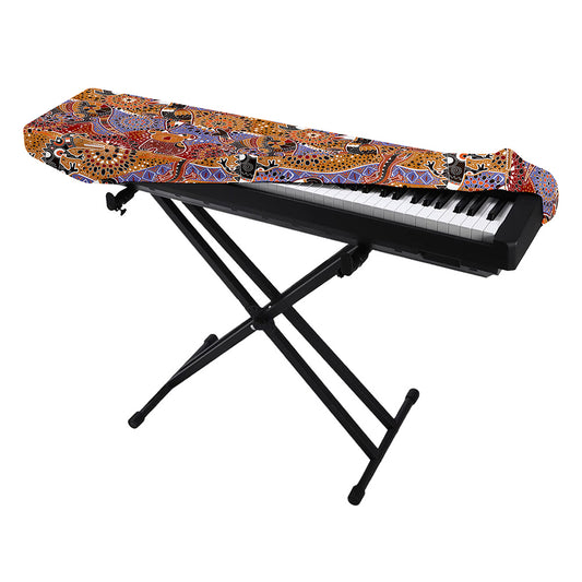 Australian Animals Pattern Print Piano Keyboard Cover