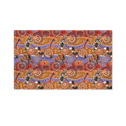 Australian Animals Pattern Print Polyester Flag