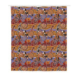 Australian Animals Pattern Print Polyester Shower Curtain