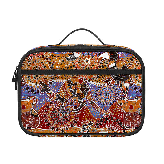 Australian Animals Pattern Print Portable Lunch Bag