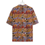 Australian Animals Pattern Print Rayon Hawaiian Shirt
